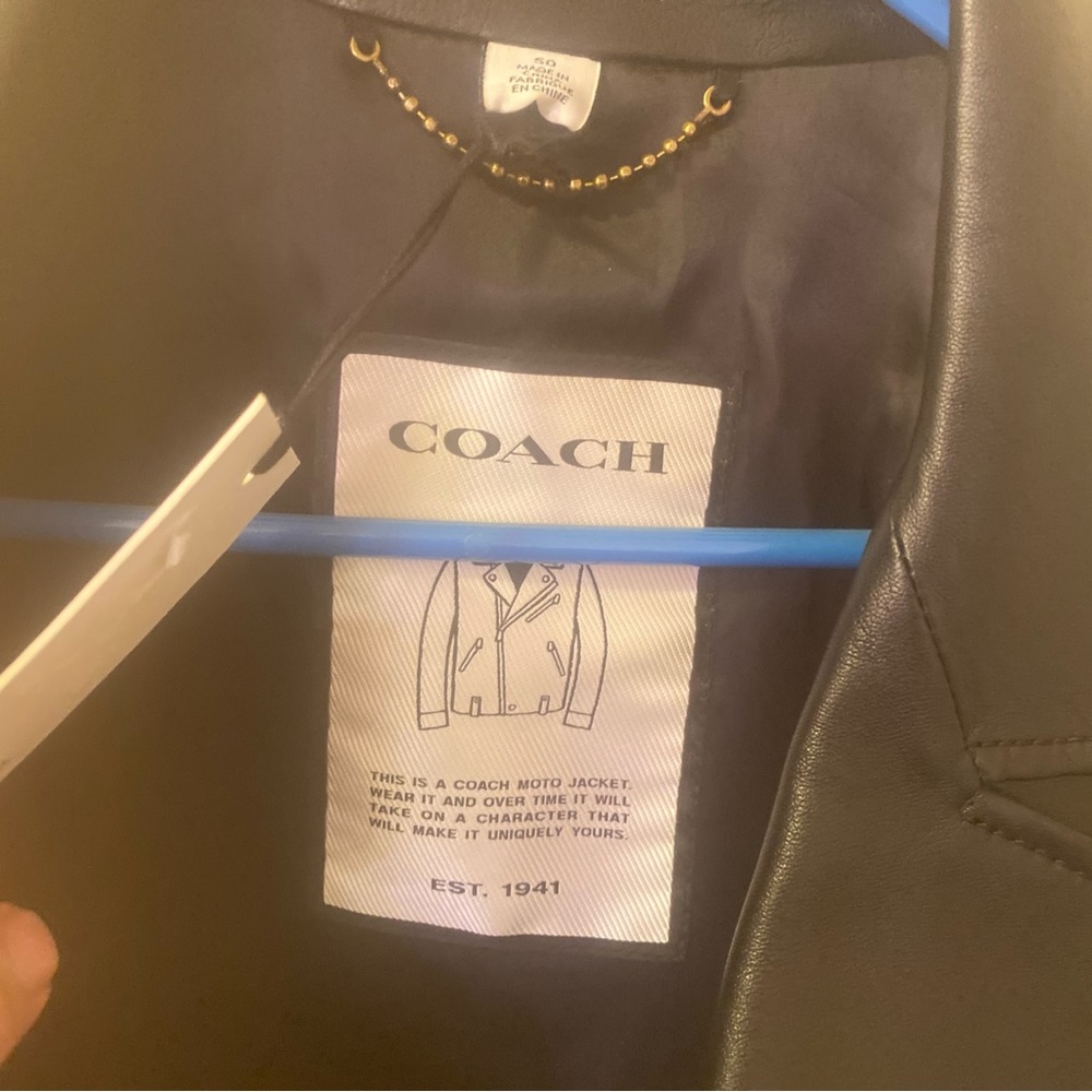#Coach Moto jacket - Picture 5 of 14